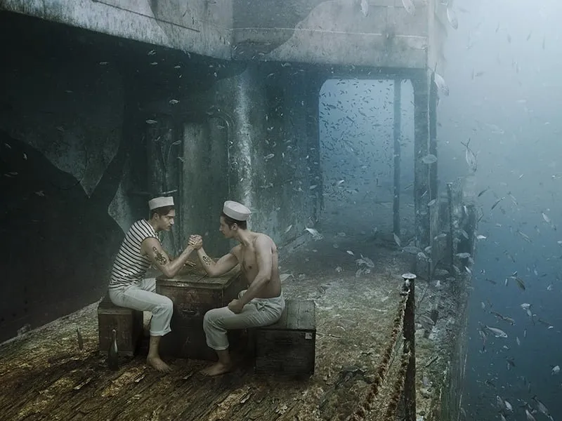 Andreas Franke: «Marineros echando un pulso» (proyecto Mohawk)