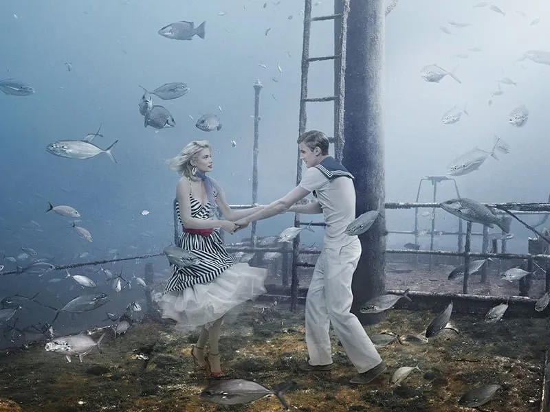 Andreas Franke: «Una pareja bailando el twist» (proyecto Mohawk)