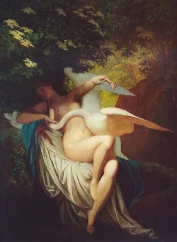 Bertalan Székely: Leda y el Cisne (siglo XIX)