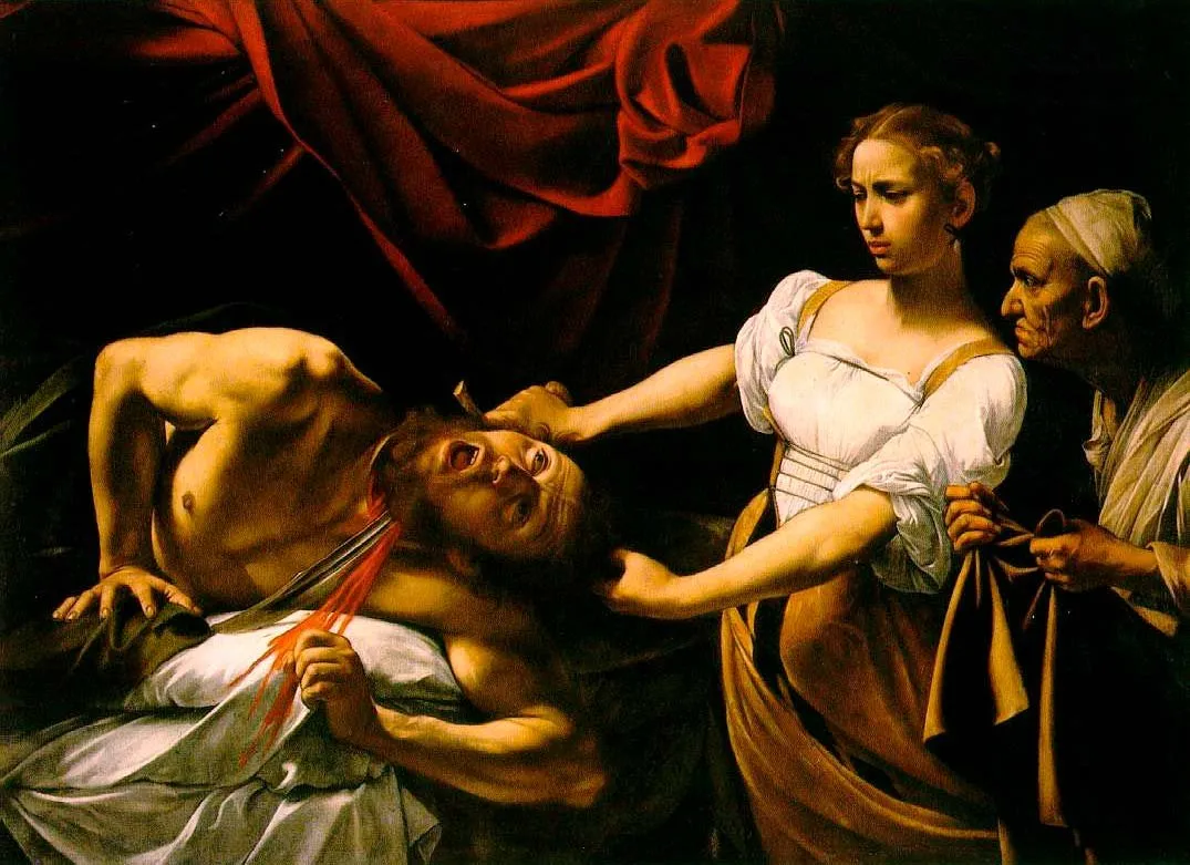 Judith decapitando a Holofernes, de Caravaggio