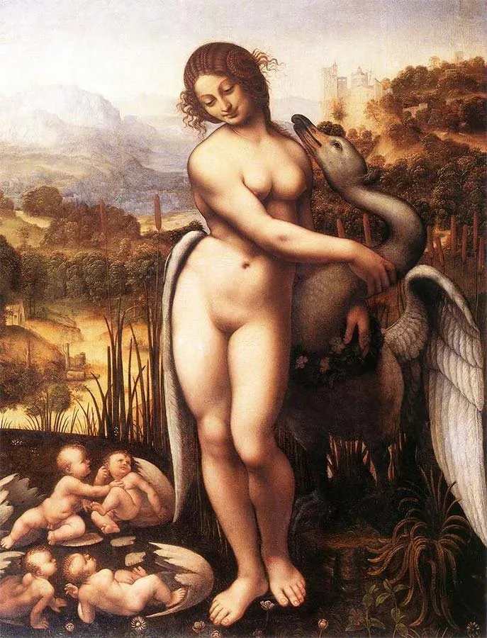 Cesare da Sesto: Leda y el cisne (1505-1510)