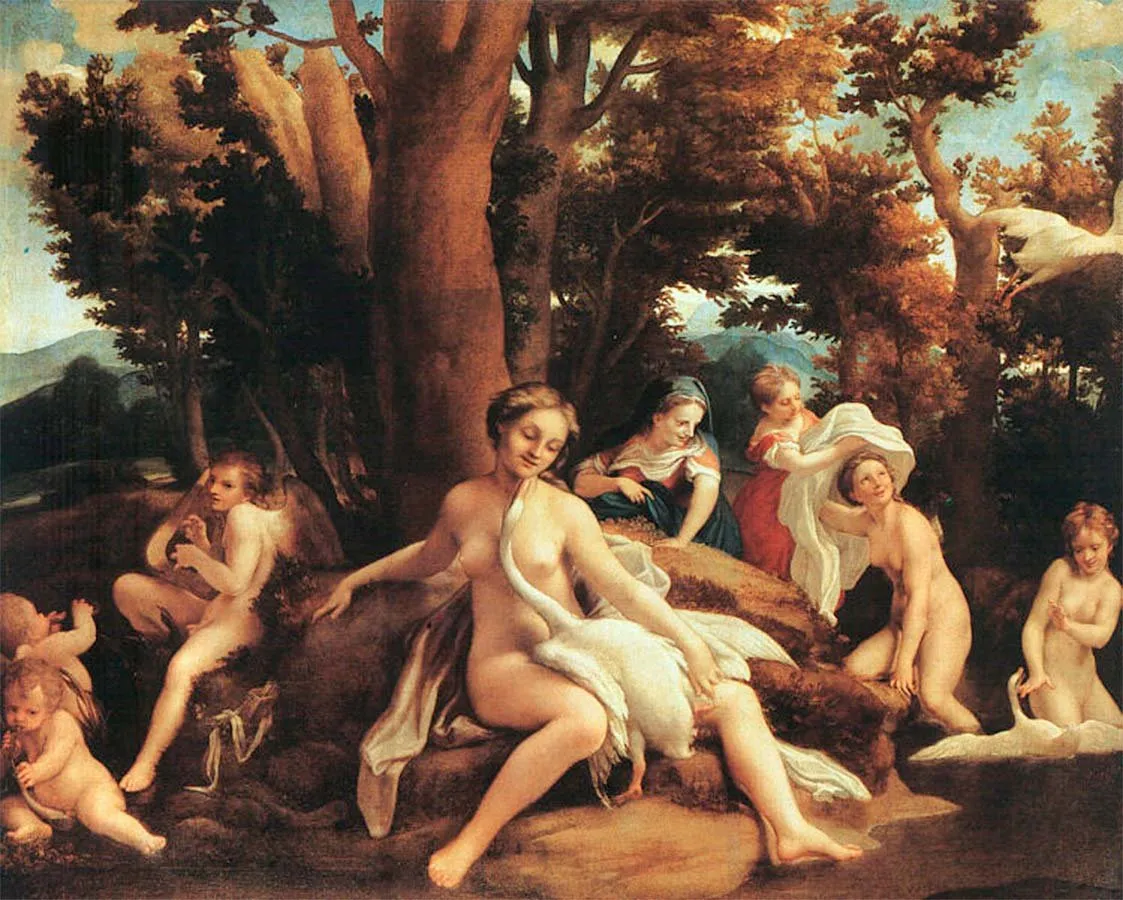 Correggio: Leda y el cisne (1531)