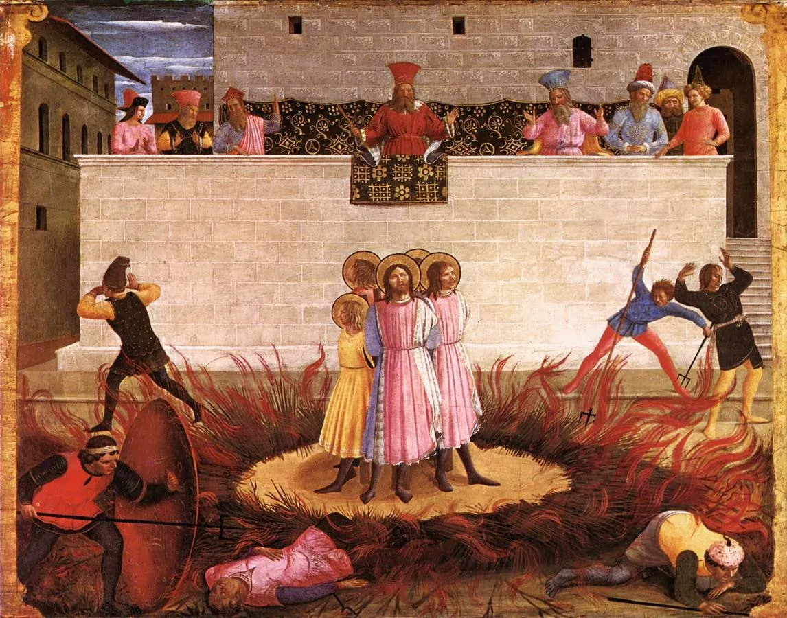Fra Angelico: los santos Cosme y Damián condenados