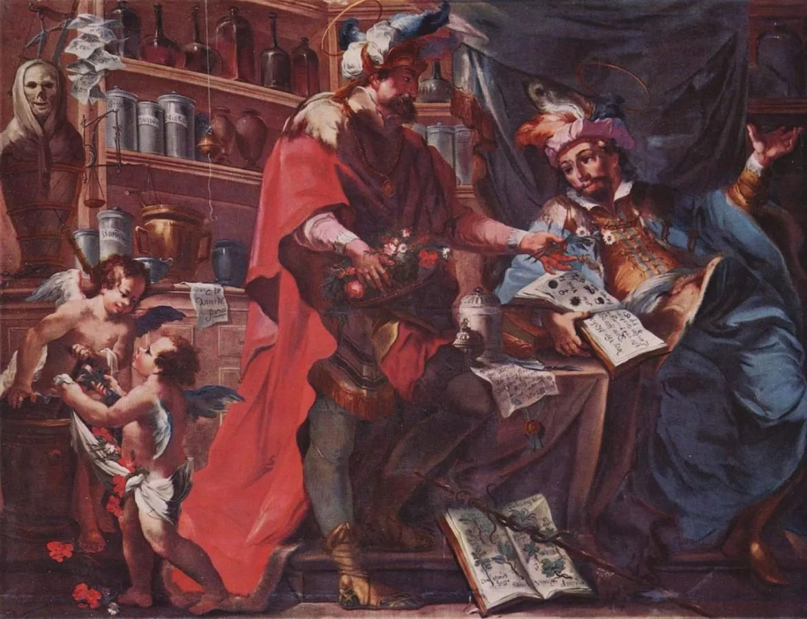 Johann Anwander: Santos Cosme y Damián