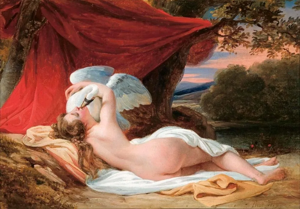 François Édouard Picot: Leda y el cisne (1829)