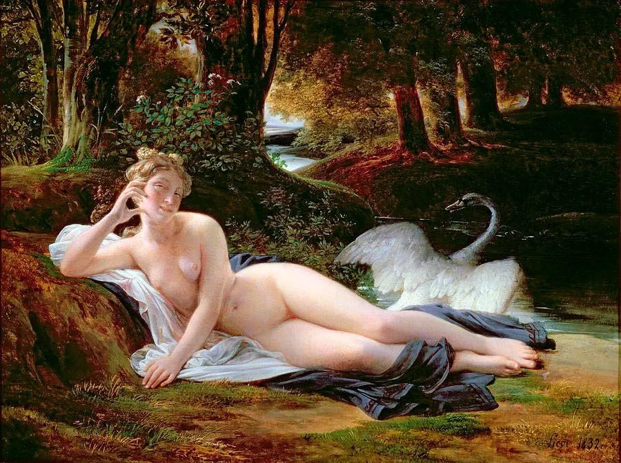 François Édouard Picot: Leda y el cisne (1832)