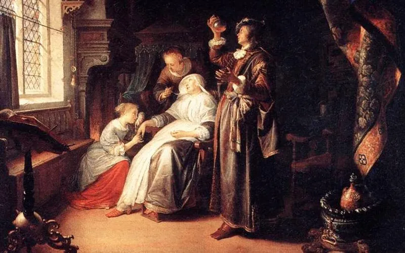 Gerrit Dou: La mujer hidrópica