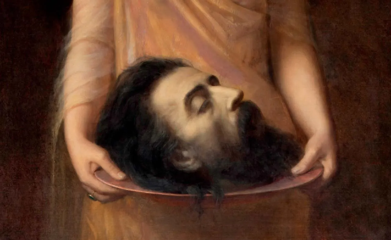 Jean Benner: Salomé con la cabeza de Juan Bautista