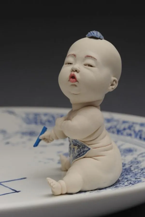 Escultura de la serie «A Piece of China» de Johnson Tsang