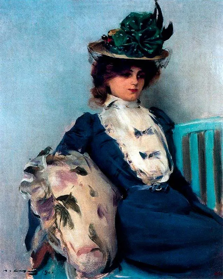 Ramón Casas: La parisiense