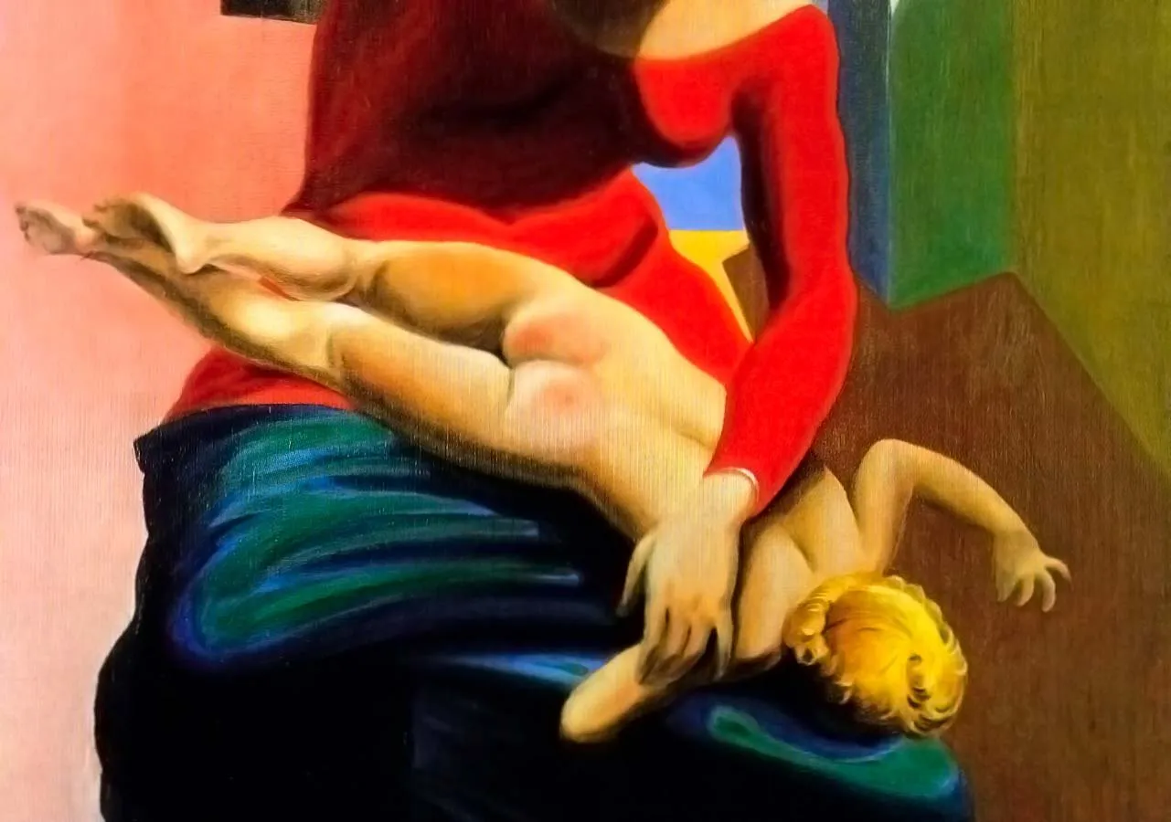 La Virgen y el niño Jesús según Max Ernst