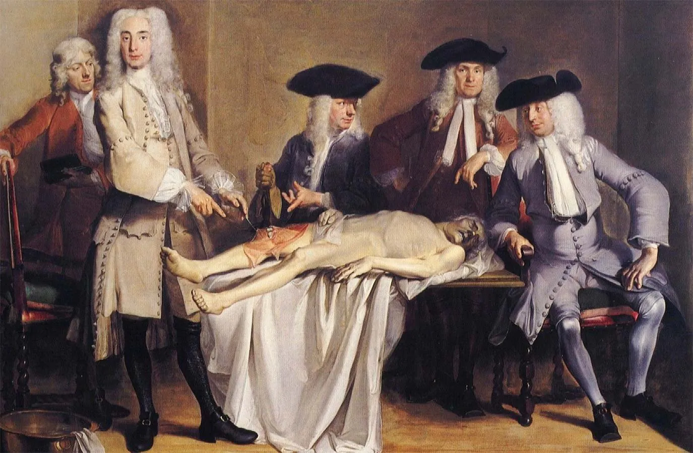 Cornelis Troost, lección de anatomía del doctor Röell