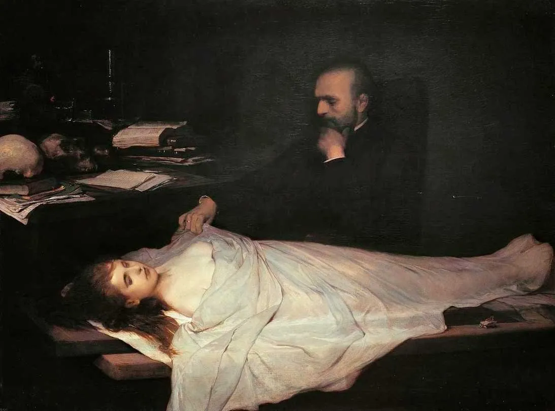 Gabriel von Max, El anatomista