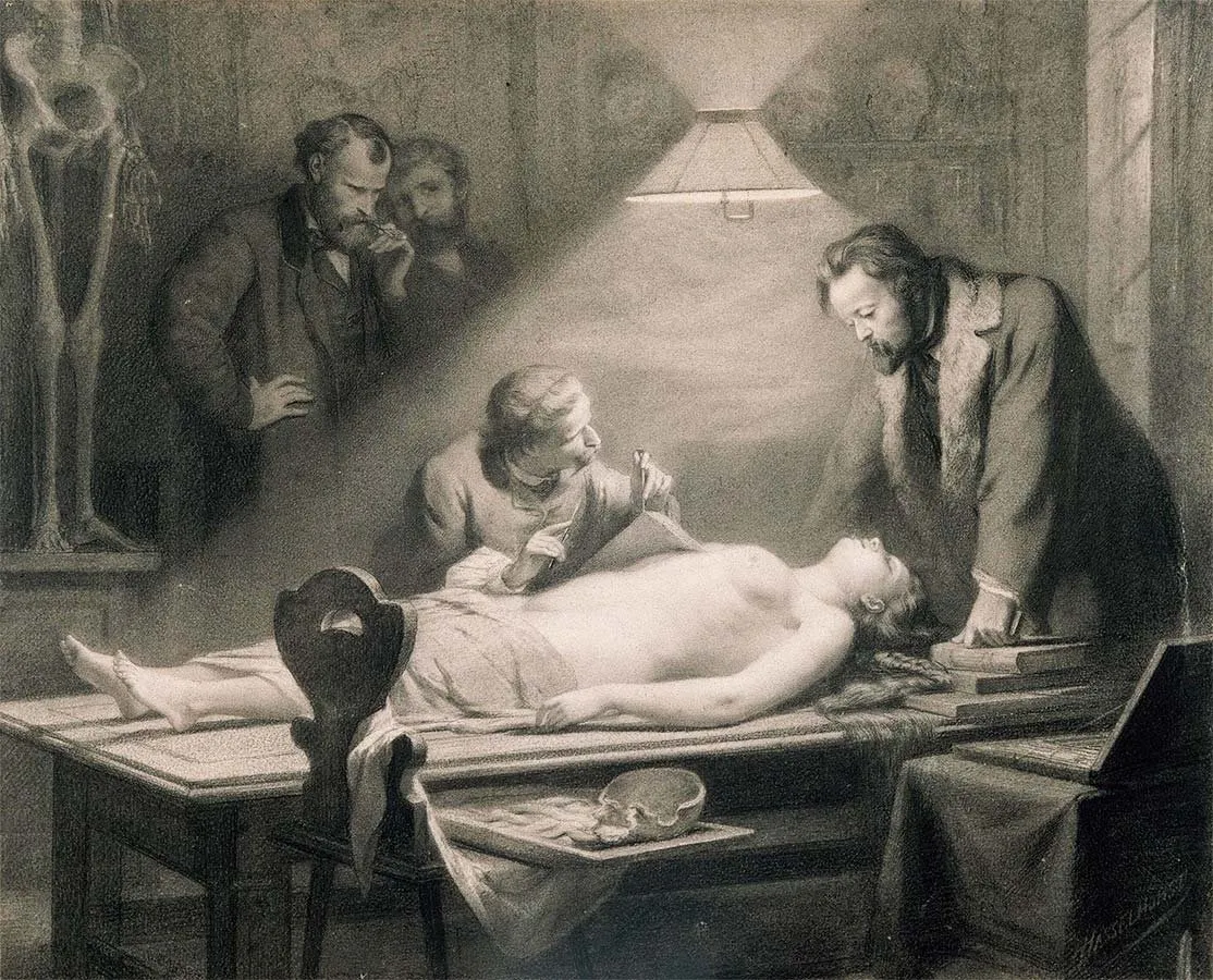 Paul Ronard, disección de una hermosa joven