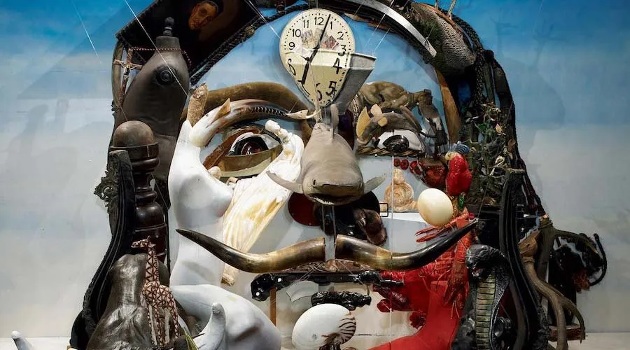 Los retratos, hechos con basura, de Bernard Pras