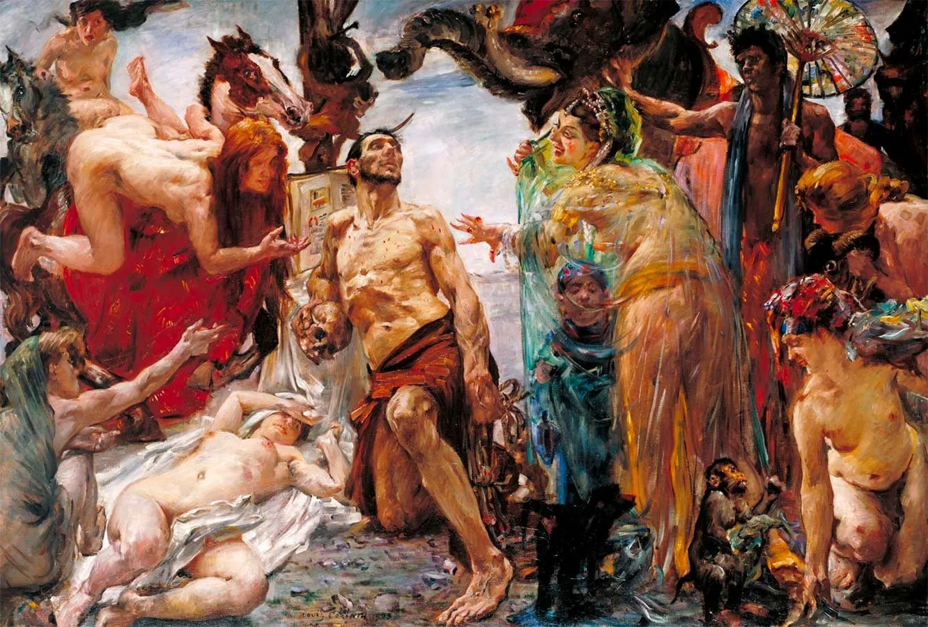 Lovis Corinth: La tentación de San Antonio (1908)