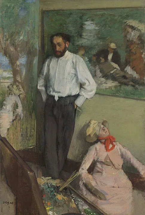 Degas retrato henri michel levy 1878