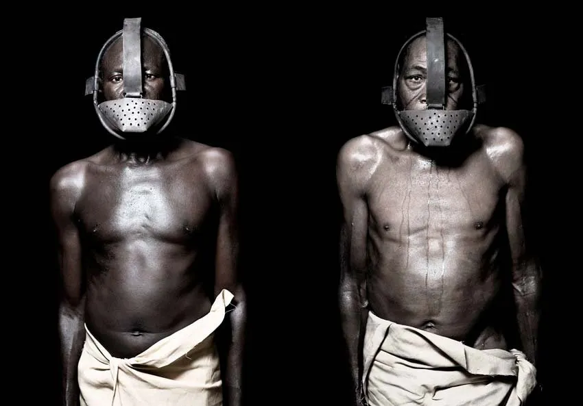 Mascaras de esclavos foto de fabrice monteiros