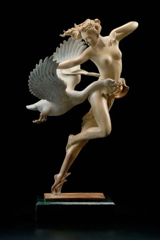 Michael Parkes: Leda y el Cisne