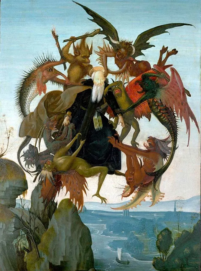 Miguel Ángel Buonarroti: El tormento de San Antonio (1487-1488)
