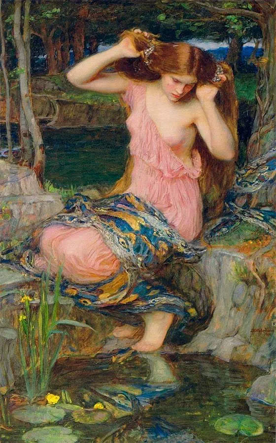 Lamia, de John William Waterhouse (1909)
