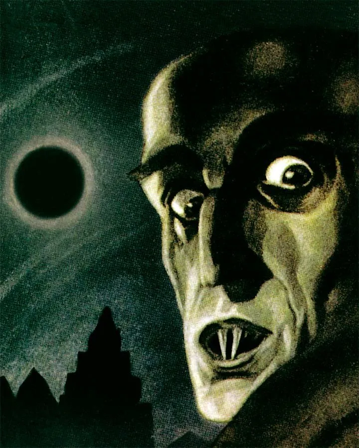 Max Schreck como el conde Orlok en Nosferatu (1922)