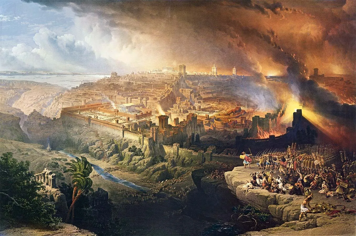 «El asedio y destrucción de Jerusalén», de David Roberts (1850)