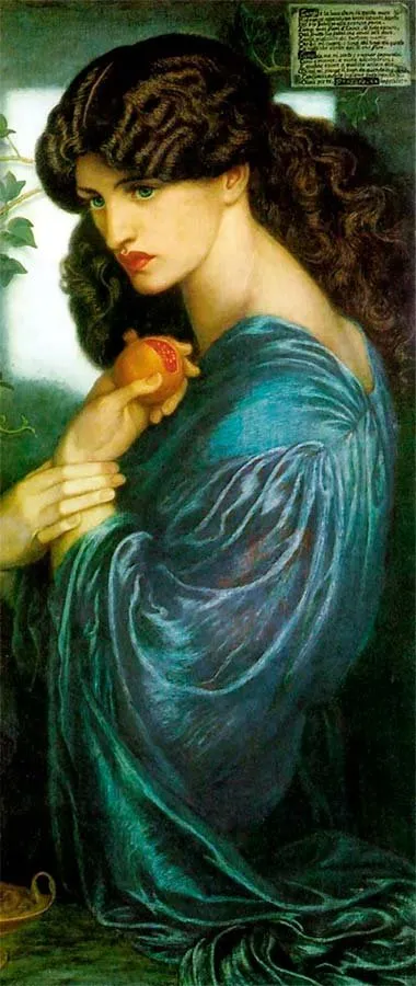 Dante Gabriel Rossetti: Perséfone (1874)