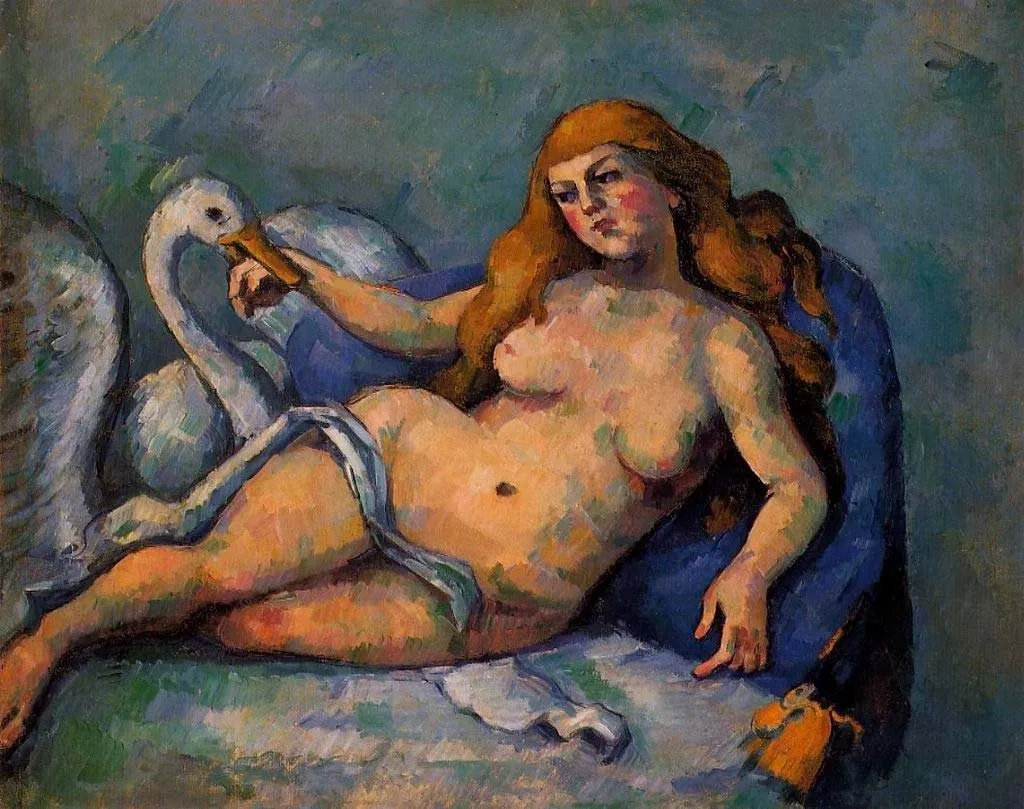Paul Cézanne: Leda y el cisne (1882)