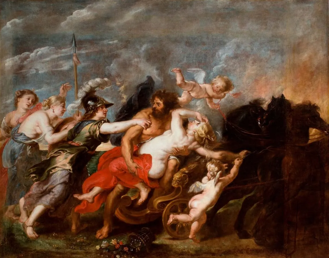 Pedro Pablo Rubens: El rapto de Perséfone (1636-1638)