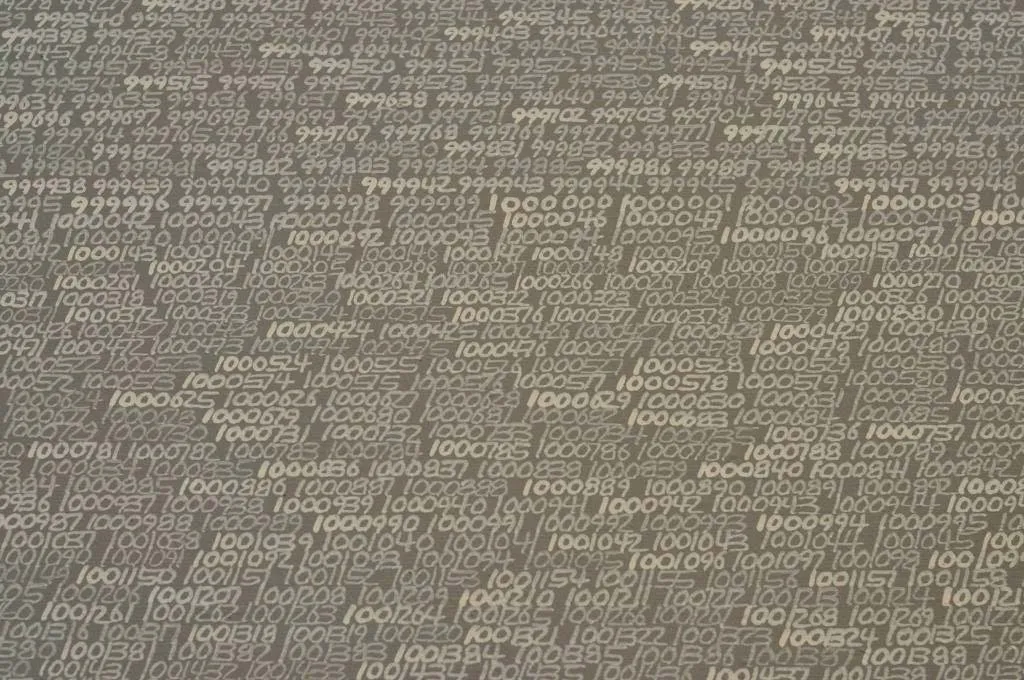 Roman Opalka, «OPALKA 1965/1 – ∞», Détail 993460-1017875