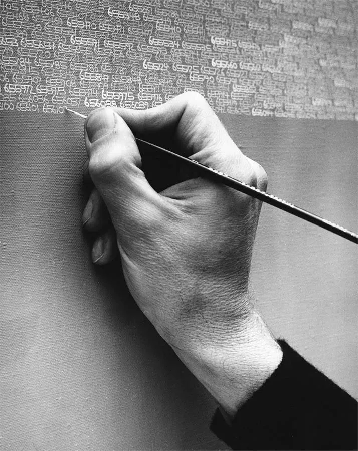 Roman opalka trabajando detalle